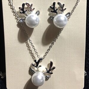 🔥deer set included earrings and necklace gift set
